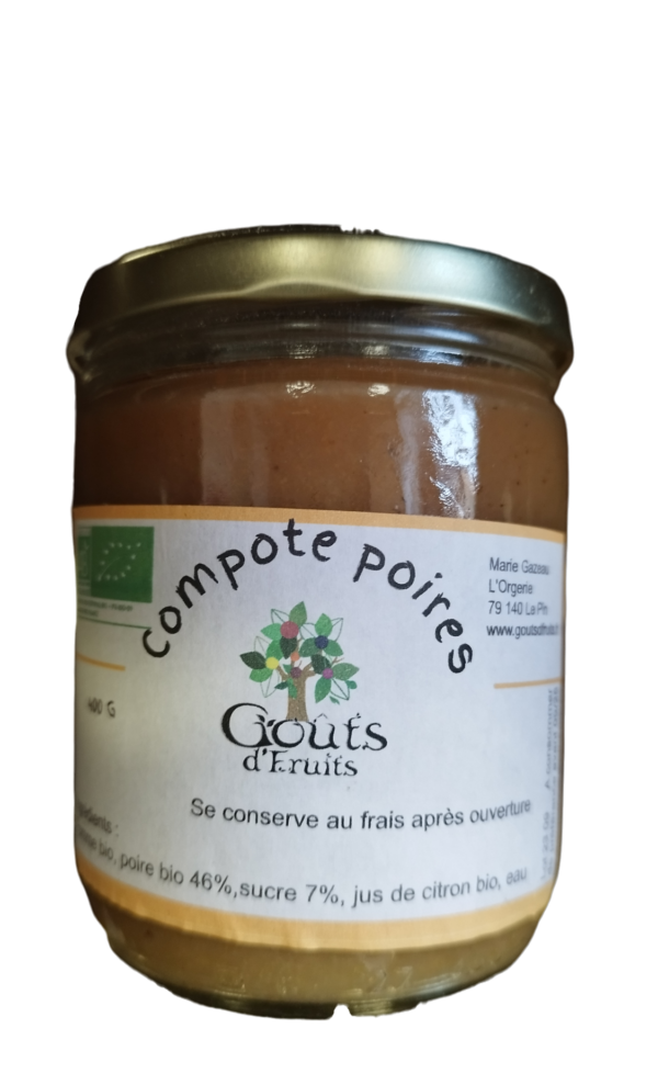 Compote poires