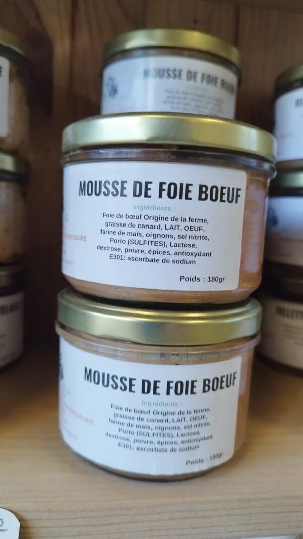 Mousse de foie de boeuf